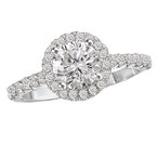 LaVie Halo Semi-Mount Diamond Ring 115035-100
