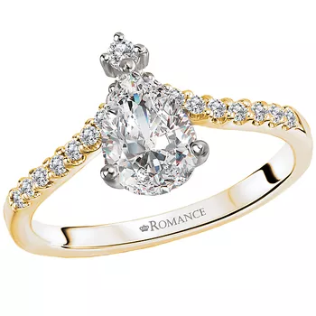 Diamond Semi-Mount Engagement Ring 160070-PS100Y