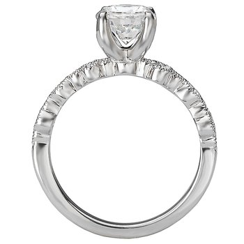 Peg Head Semi-Mount Diamond Ring 115413-100