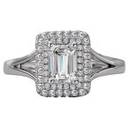 LaVie Split Shank Semi-Mount Diamond Ring 115426-EM075