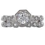 LaVie Halo Semi-Mount Diamond Ring 115446-RD075