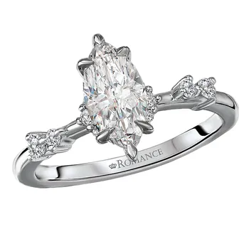 Semi-Mount Diamond Engagement Ring 160207-MQ100