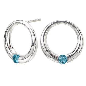 Ladies Fashion Gemstone Earrings 822711-BT