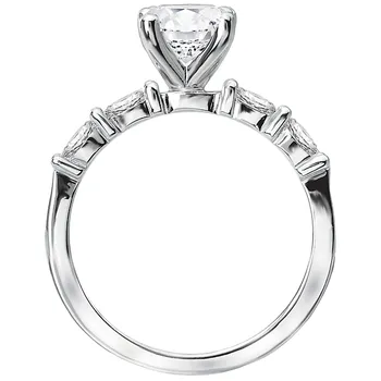 *** Lab Grown Diamond *** Classic Semi-Mount Diamond Ring 160051-RD100LG
