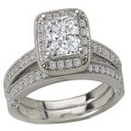 LaVie Halo Semi-Mount Diamond Ring 115073-100
