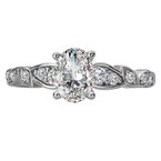 LaVie Classic Semi-Mount Diamond Ring 115479-OV075