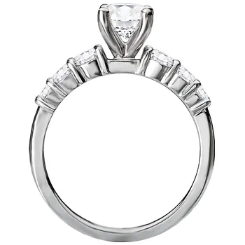 Classic Diamond Semi-Mount Engagement Ring 160117-OV100