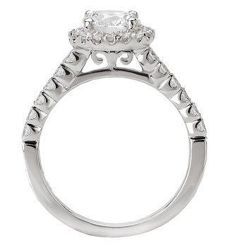 Halo Semi-Mount Diamond Ring 115213-100