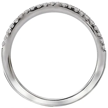 Curved Wedding Band 160034-W