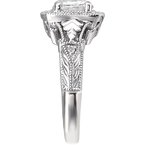 LaVie Halo Semi-Mount Diamond Ring 115003-100