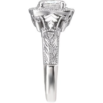 Halo Semi-Mount Diamond Ring 115003-100