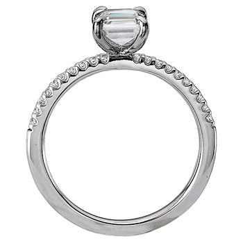 Classic Semi-Mount Diamond Ring 115427-EM100