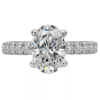 Semi-Mount Diamond Engagement Ring 160215-OV200PT