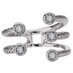 Eleganza Ladies Fashion Diamond Ring 711794-7