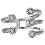 Eleganza Ladies Fashion Diamond Ring 711794-7