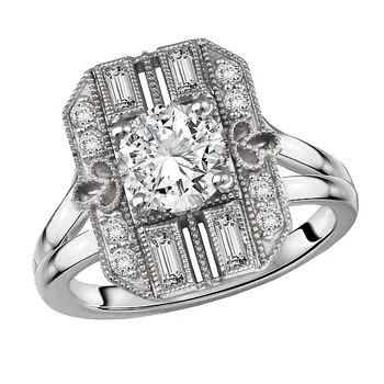 Semi-Mount Diamond Engagement Ring 160296-RD100