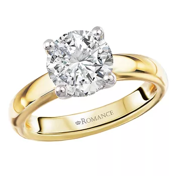 Hidden Halo Semi-Mount Diamond Engagement Ring 160298-RD200Y