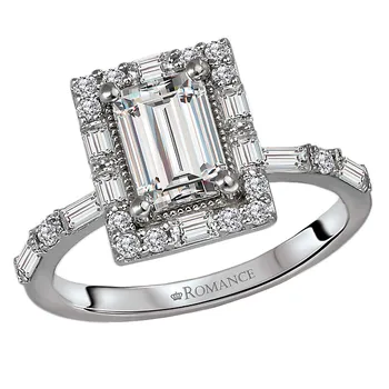 Semi-Mount Diamond Engagement Ring 160210-EM100