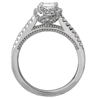 Halo Semi-Mount Diamond Ring 119167-OV100K