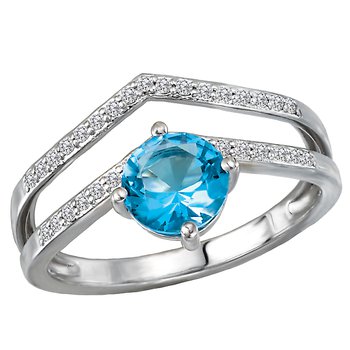 Ladies Fashion Gemstone Ring 212040-BTW