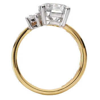 Bold Shank Semi-Mount Diamond Engagement Ring 160293-RD200Y