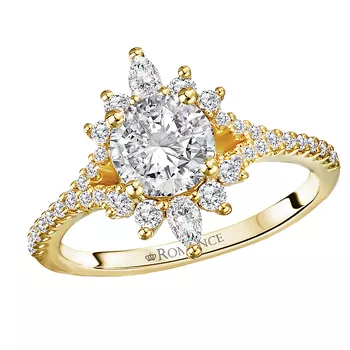 Semi-Mount Diamond Engagement Ring 160204-RD100Y