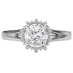 LaVie Halo Semi-Mount Diamond Ring 115404-RD100