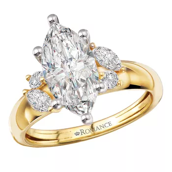 Semi-Mount Diamond Engagement Ring 160331-MQ200Y