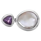 Eleganza Ladies Biwa Pearl Ring 711823-7