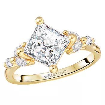 Diamond Semi-Mount Engagement Ring 160125-PC200Y