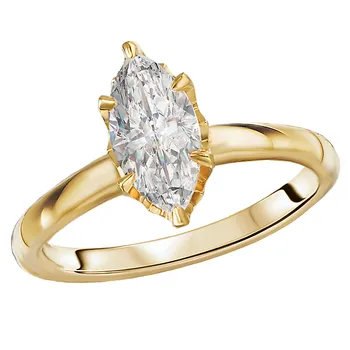 Semi-Mount Diamond Halo Engagement Ring 160183-MQ100Y