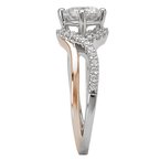 Romance Two Tone Semi-Mount Diamond Ring 117508-100TRK