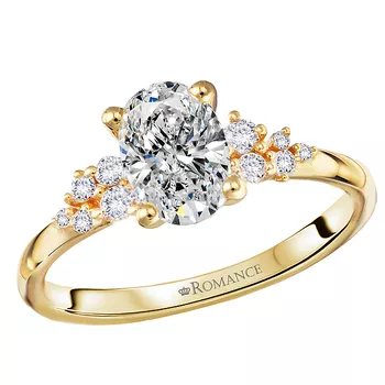 Semi-Mount Diamond Engagement Ring 160127-OV100Y