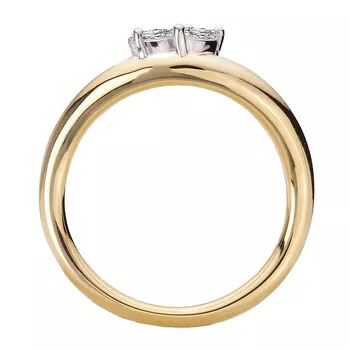 Curved Lab Grown Diamond Wedding Band 160275-200WYLG