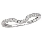 LaVie Curved Wedding Band 115227-100W