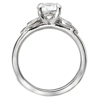 *** Lab Grown Diamond *** Classic Semi-Mount Diamond Ring 119254-RD100KLG