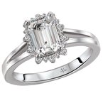 LaVie Split Shank Semi-Mount Diamond Ring 115404-EM100