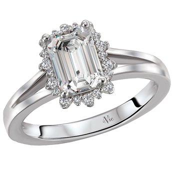 Split Shank Semi-Mount Diamond Ring 115404-EM100