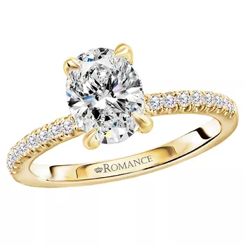 Diamond Semi Mount Diamond Ring 160102-OV100Y