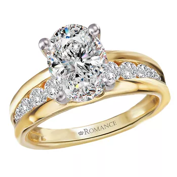 Semi-Mount Diamond Engagement Ring 160285-OV200Y