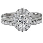 LaVie Halo Semi-Mount Diamond Ring 115337-100