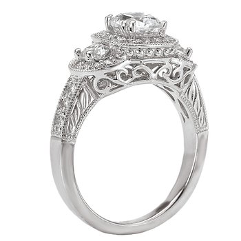 Halo Semi-Mount Diamond Ring 115170-100
