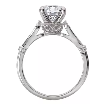 Art Deco Based Diamond Engagement Ring 160326-RD150