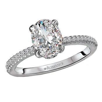 Semi-Mount Diamond Engagement Ring 160165-OV200