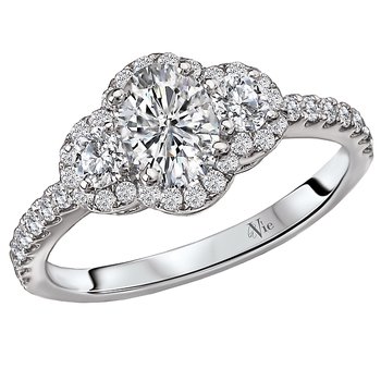 Halo Semi-Mount Diamond Ring 115324-100