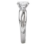 LaVie 3 Stone Semi-Mount Diamond Ring 115462-OV075