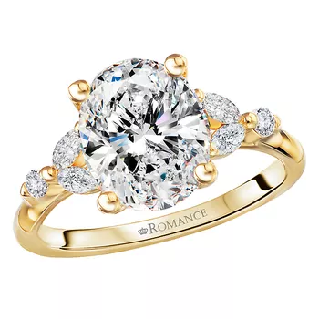 Classic Semi-Mount Diamond Engagement Ring 160125-OV300Y