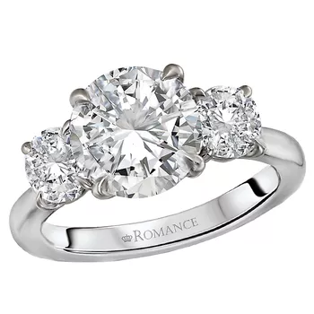 Custom Semi-Mount Diamond Ring 160080-RD200SP