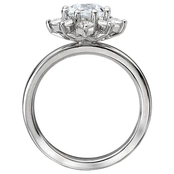 Halo Semi-Mount Diamond Ring 119273-RD100K