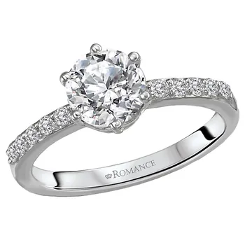 *** Lab Grown Diamond *** Classic Semi-Mount Diamond Ring 160047-RD100LG